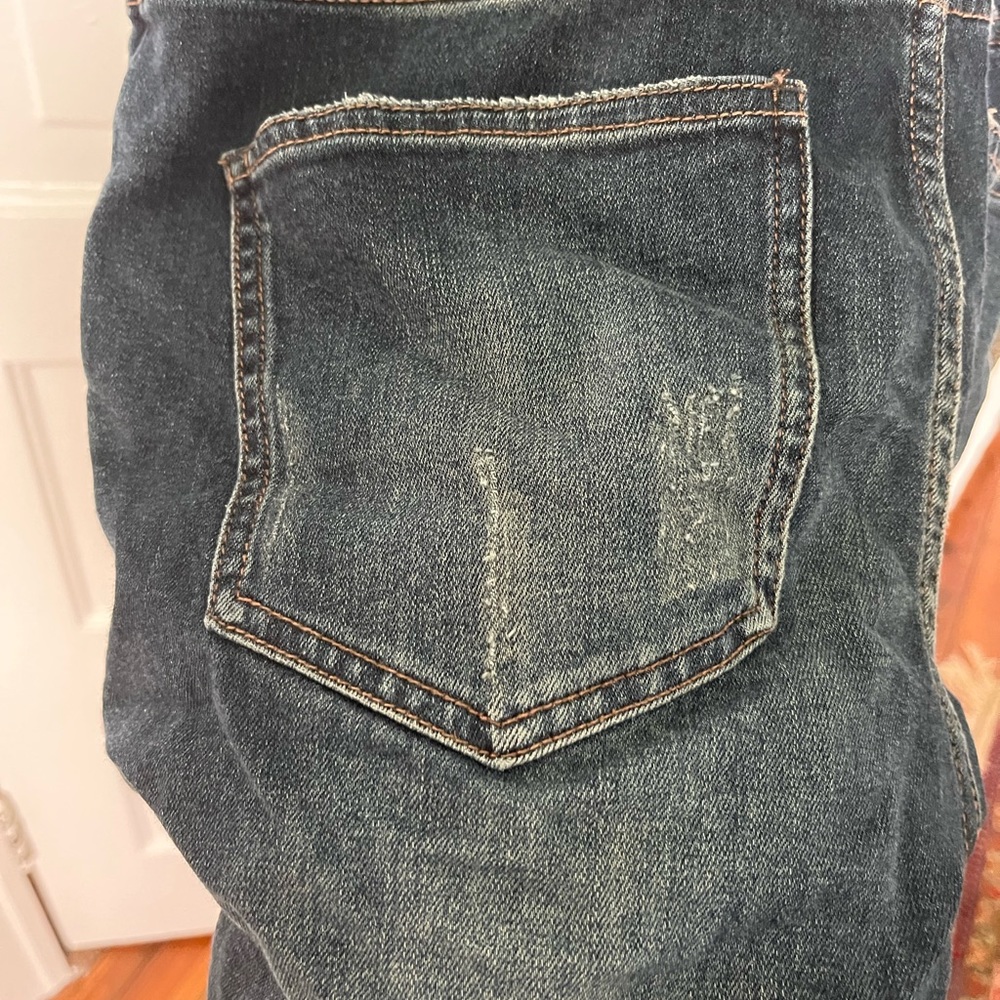 Free People Washed Denim Overall - Picture 5 of 6